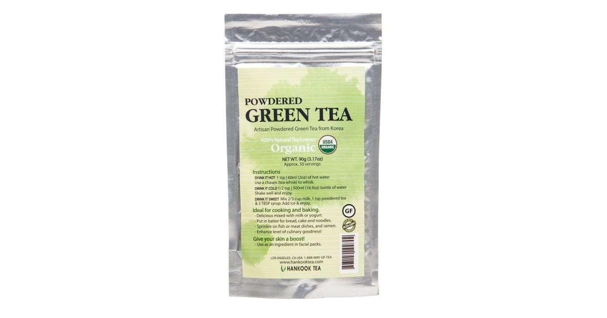 Hankook Tea Green Tea, Powdered, Organic Azure Standard
