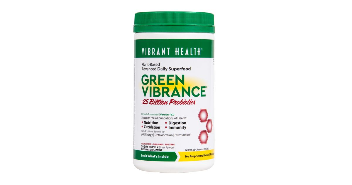 Vibrant Health Green Vibrance, 30 day Powder Azure Standard