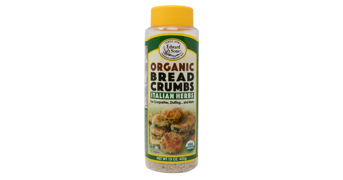 Edward & Sons Breadcrumbs, Italian Herbs, Organic - Azure Standard