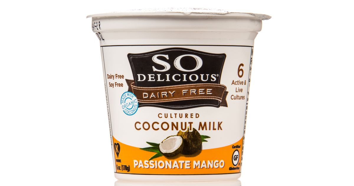 So Delicious Passionate Mango Coconut Milk Yogurt, Cultured Azure