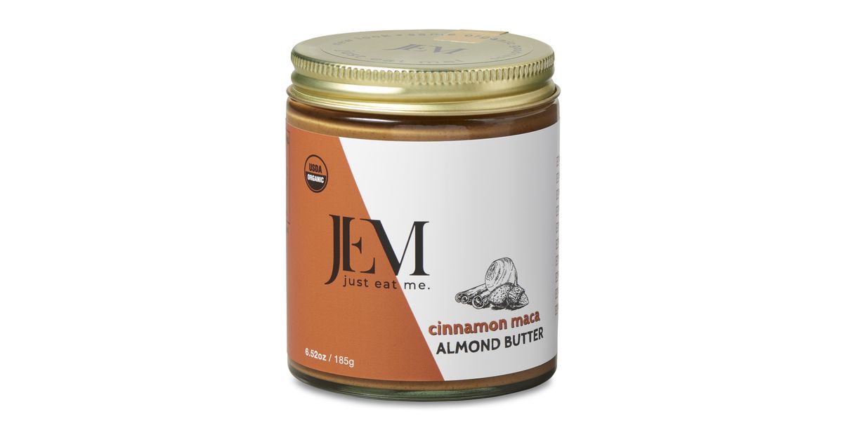 Jem Specialty Nut Butter Almond Butter, Cinnamon Maca, Organic Azure