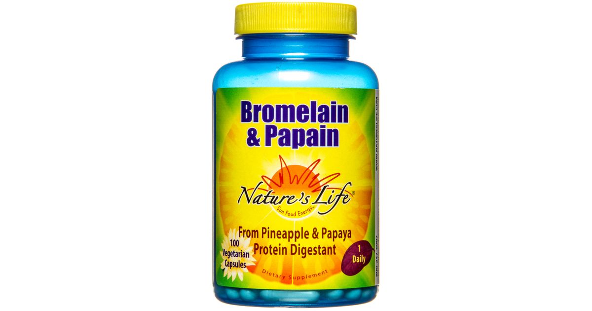 Nature's Life Enzymes, Vegetarian Bromelain/Papain Azure Standard