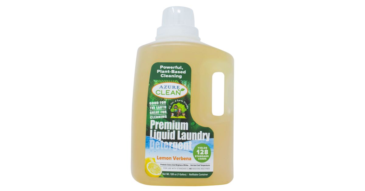 Azure Clean Premium Laundry Liquid (Hot & Cold), Lemon Verbena