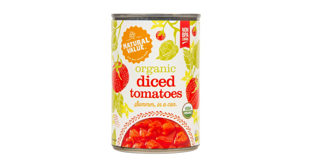 Natural Value Tomatoes Diced Organic Azure Standard
