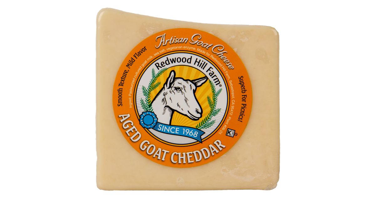 Redwood Hill Farm Artisan Goat Cheese, Cheddar, Random Weight Azure