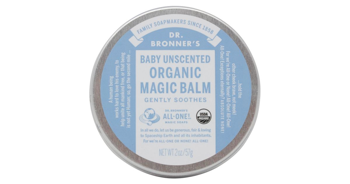 Dr Bronner Magic Balm, Unscented, Organic Azure Standard