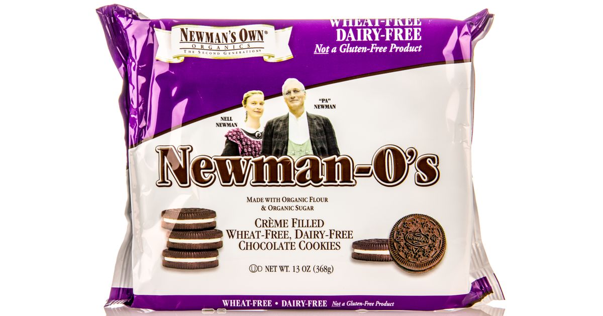 Newman's Own NewmanO's WF/DF Creme Filled Chocolate Cookie Azure