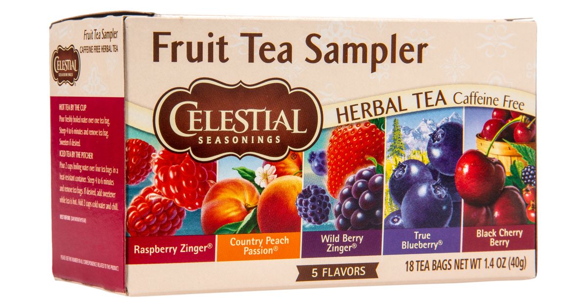 Celestial Seasonings Fruit Tea Sampler Azure Standard