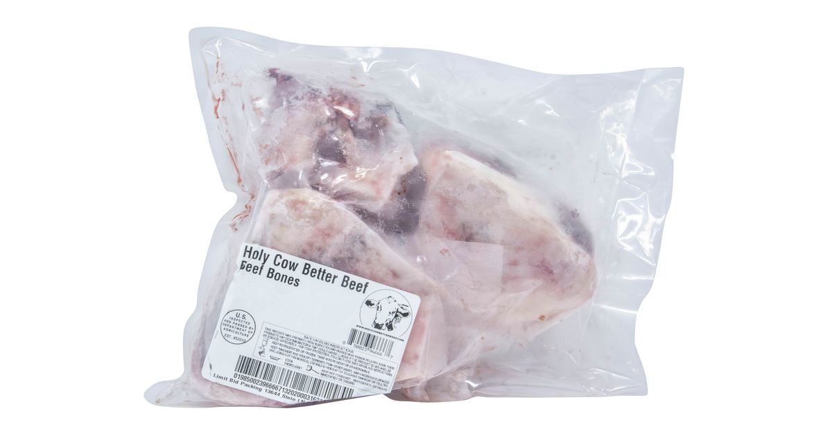 Holy Cow Better Beef Beef, Knuckle and Shank bones, Random Weight ...