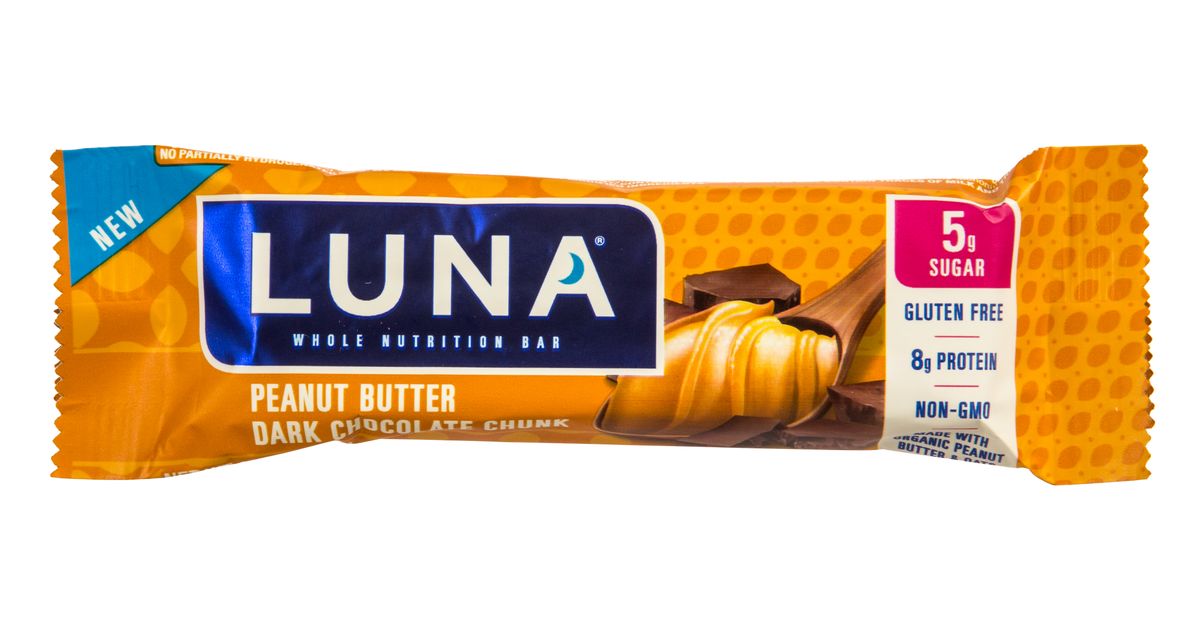 Clif Bar Luna, Peanut Butter Dark Chocolate Chunk Bar, GF Azure Standard