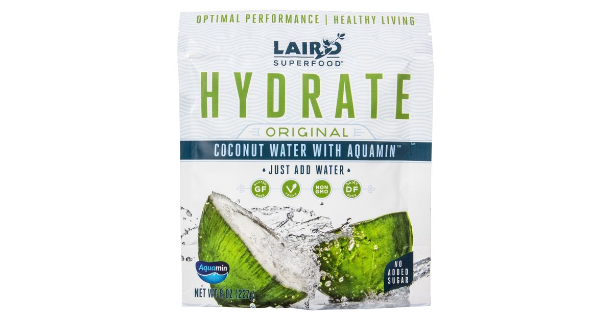 Laird Superfood Hydrate, Coconut Water with Aquamin, Freeze Dried Azure Standard