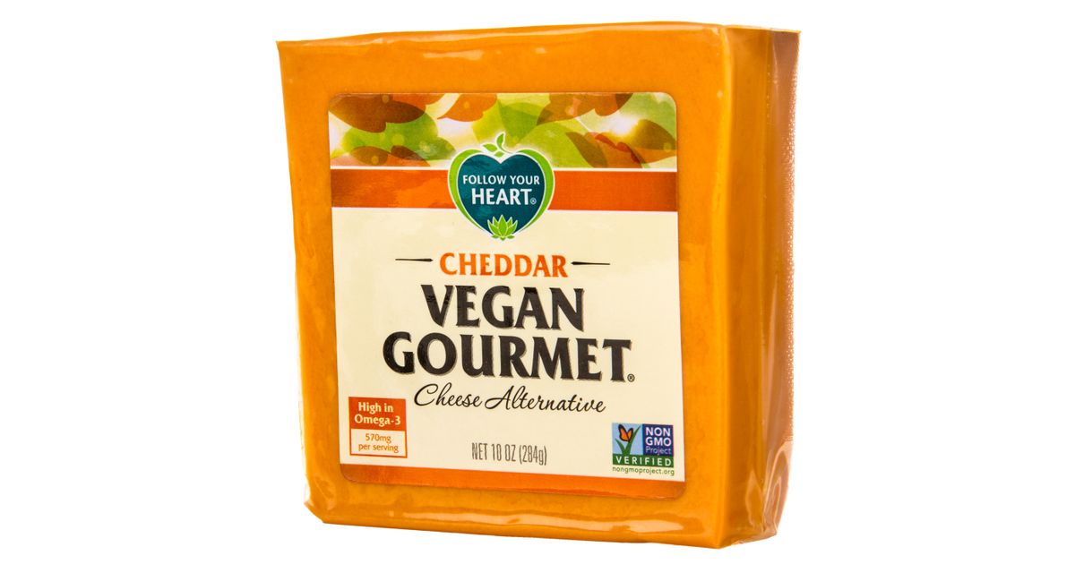 Follow Your Heart Vegan Gourmet Cheddar Cheese Azure Standard