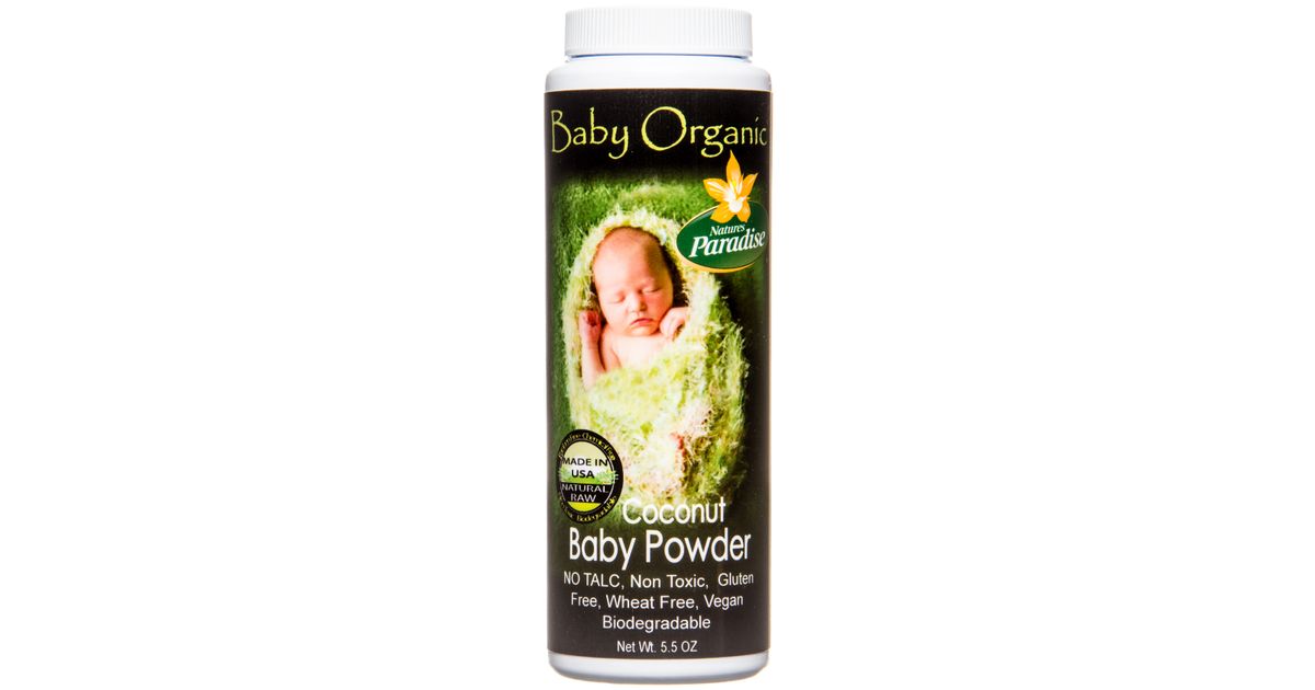 @@Nature's Paradise Organics Baby Powder, Coconut, Organic - Azure Standard