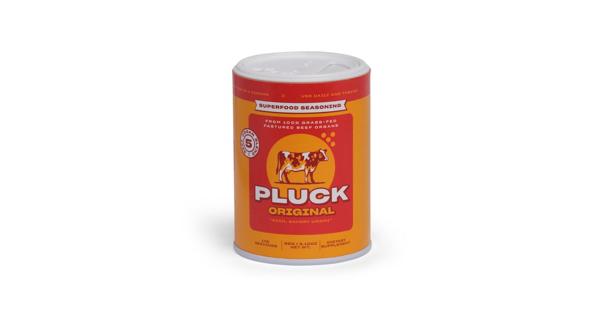 Pluck Superfood Seasoning, Original, Shaker - Azure Standard