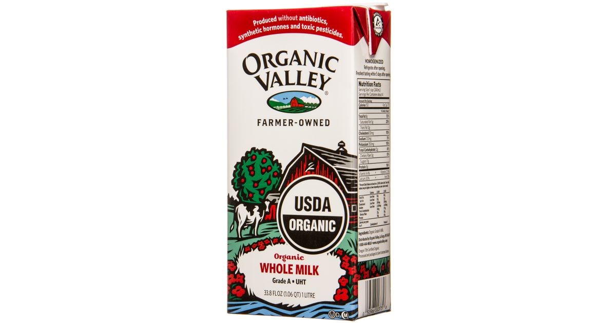 Organic Valley Whole Milk Homogenized, Shelf Stable, Organic