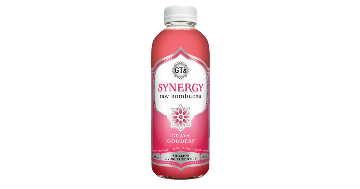 GT's SYNERGY, Kombucha Raw, Guava Goddess - Azure Standard