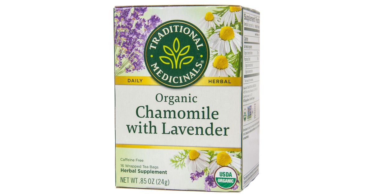 Traditional Medicinals Chamomile with Lavender Tea, Organic Azure