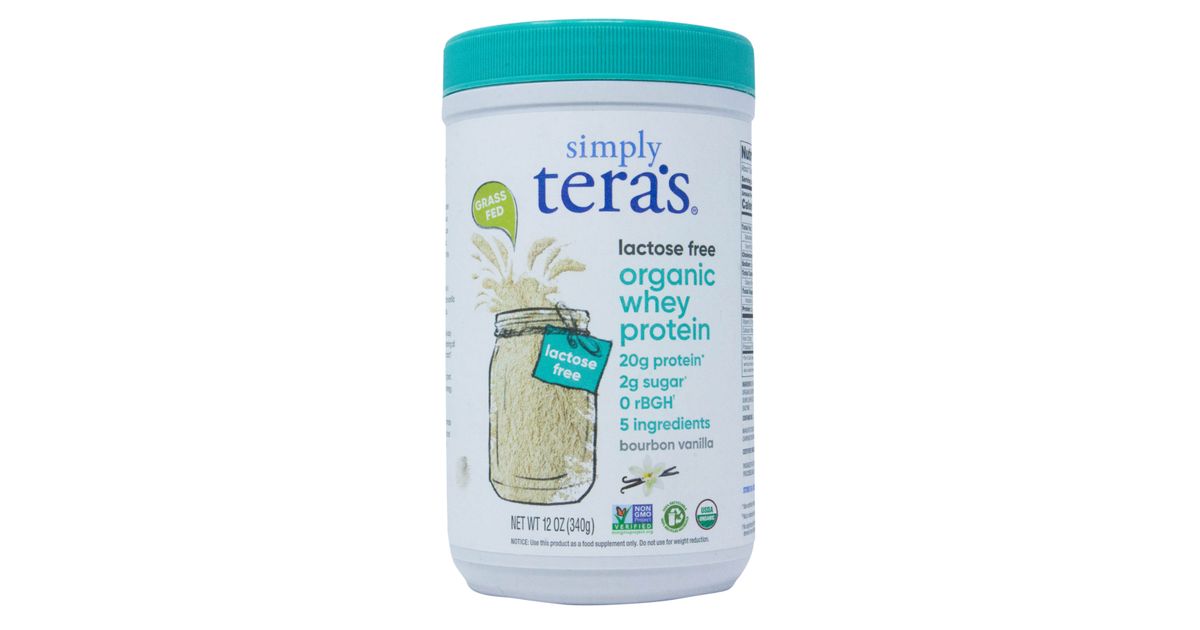 Tera's Whey Protein Powder, GrassFed, Lactose Free, Bourbon Vanilla