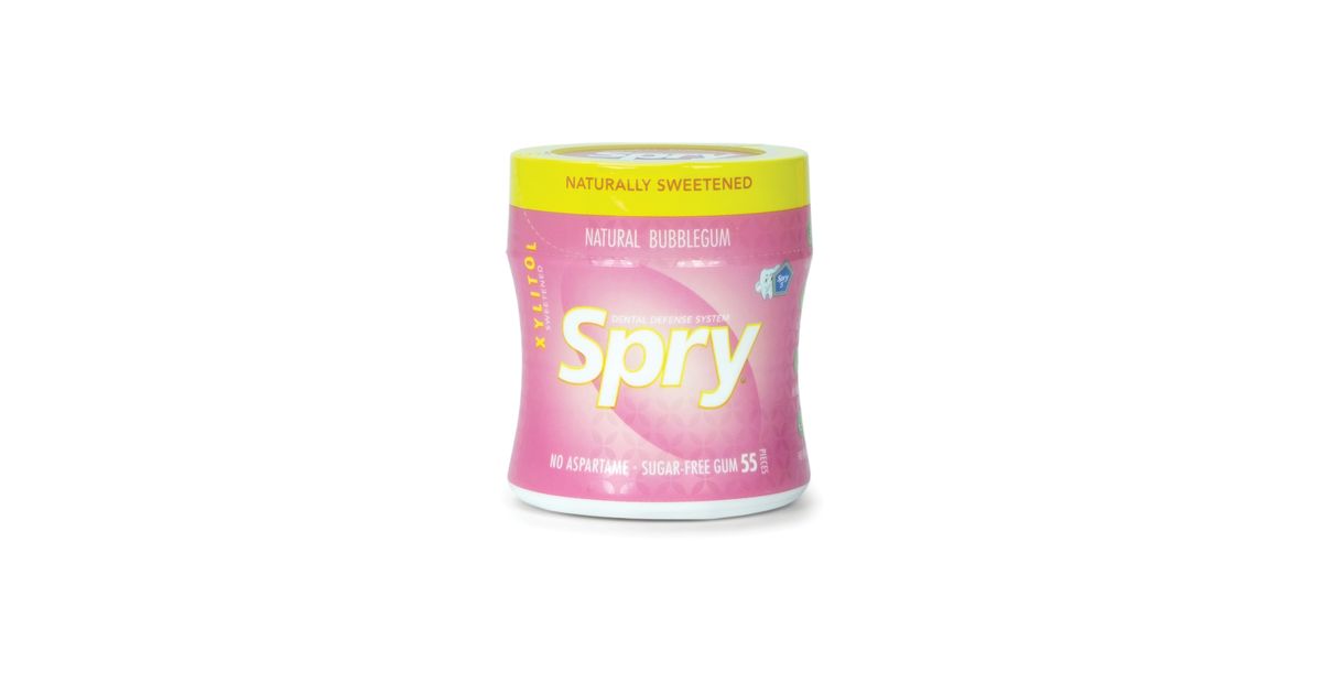 Spry Xylitol Gum, Bubble Gum Azure Standard