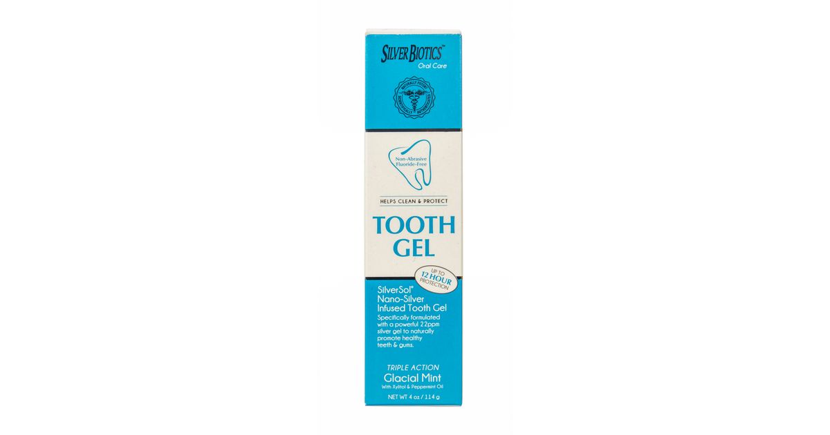 SilverBiotics Silver Biotics Tooth Gel Triple Action, Glacial Mint