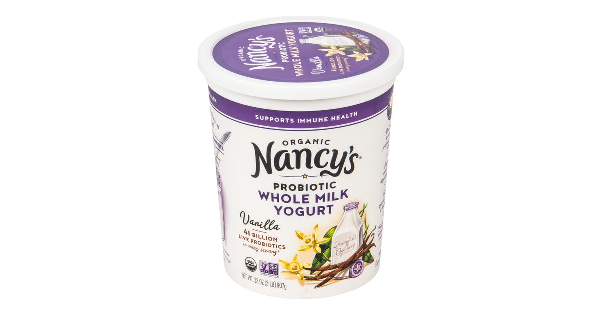 Nancy's Yogurt, Whole Milk, Vanilla, Organic Azure Standard