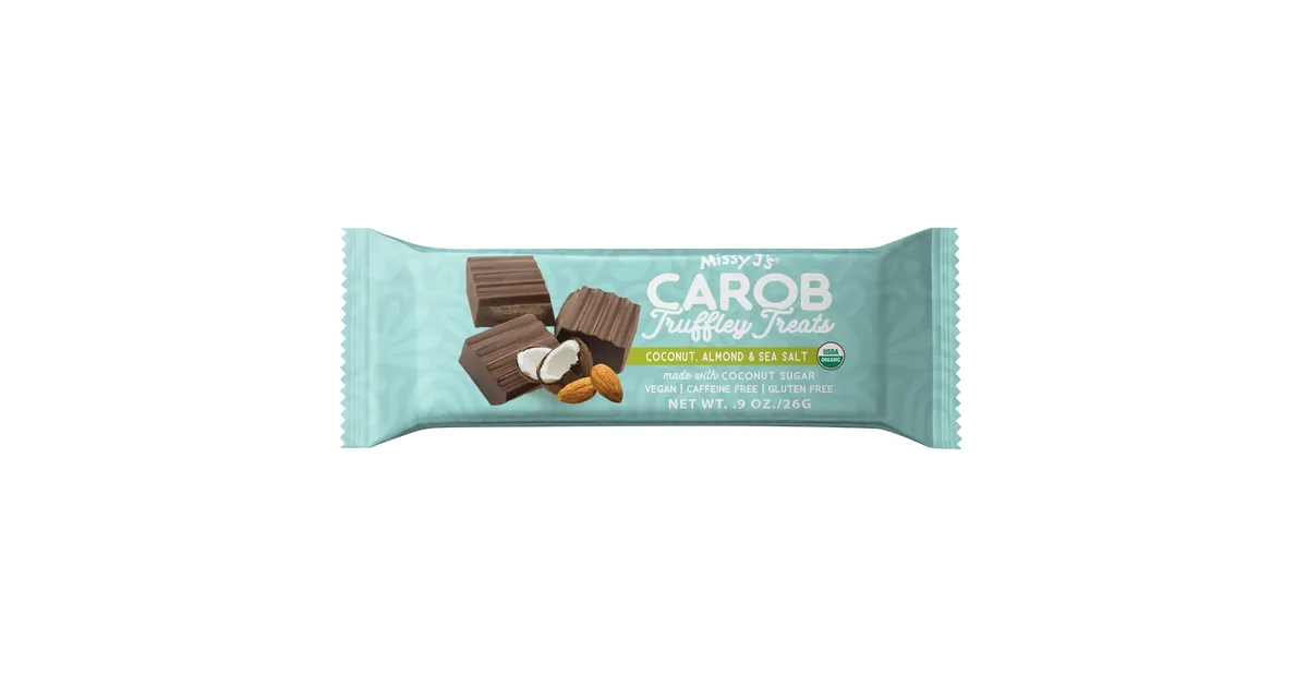 Missy J's Carob Truffley Treats, Coconut Almond Sea Salt, Organic