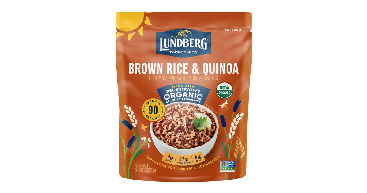Lundberg Brown Rice & Quinoa, Ready to Heat, Organic - Azure Standard