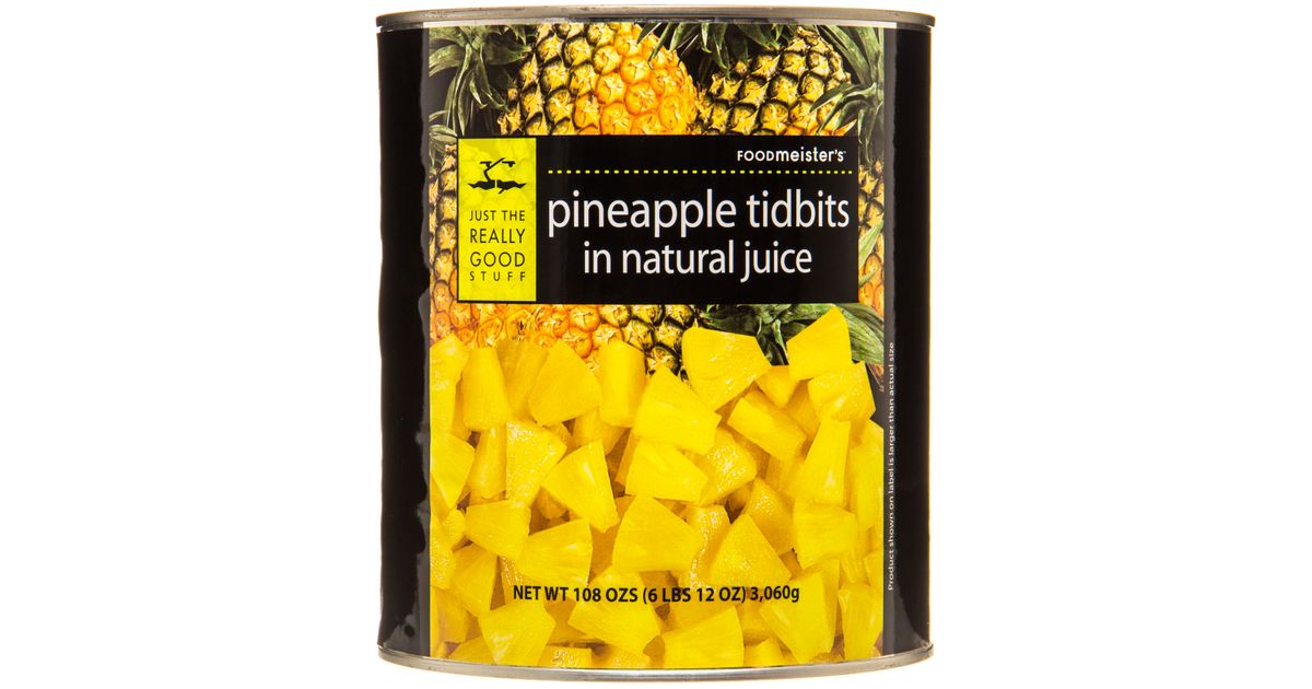 Foodmeisters Pineapple Tidbits in Natural Juice - Azure Standard