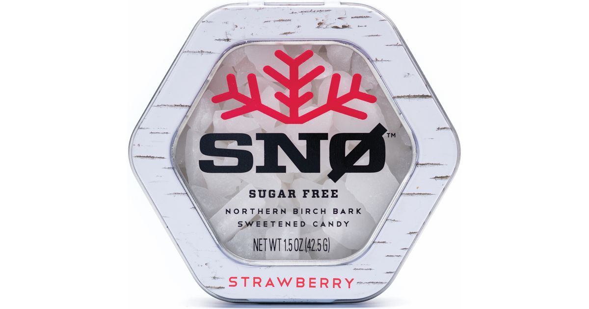 Smart Sweet Snowflakes Xylitol Candy, Strawberry Azure Standard