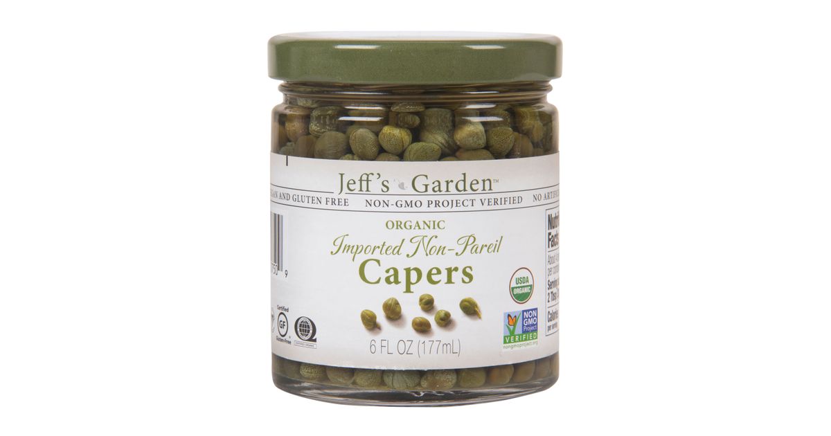Jeff's Garden Capers, Imported NonPareil, Organic Azure Standard