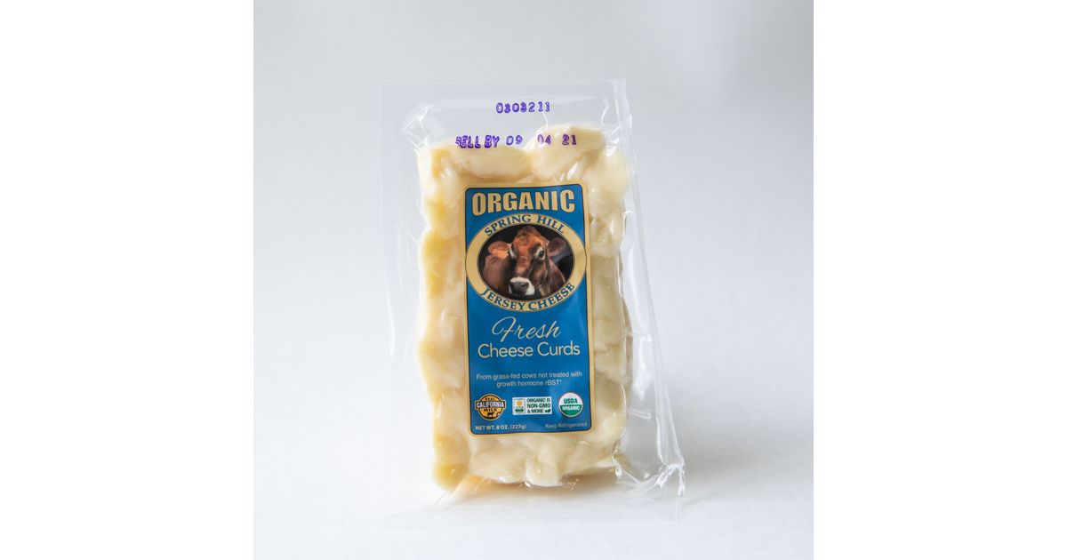 Spring Hill Jersey Cheese Fresh Cheese Curds, Plain Azure Standard