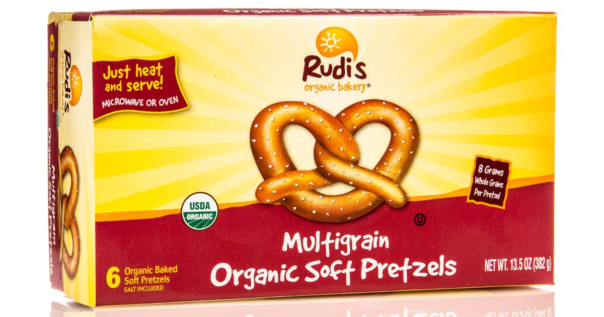 Rudi's Bakery Pretzels Soft Multigrain, Frozen, Organic Azure Standard