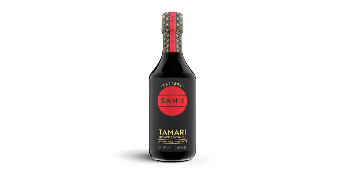 SanJ Tamari Soy Sauce, Black Label, Gluten Free Azure Standard