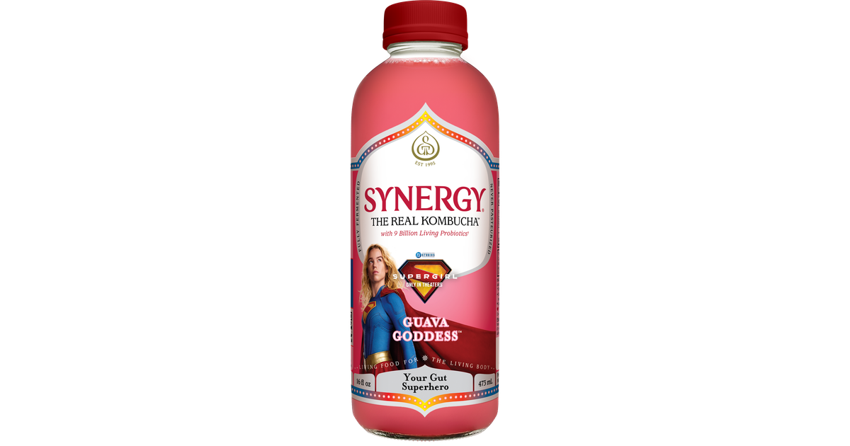 GT's SYNERGY, Kombucha Raw, Guava Goddess - Azure Standard