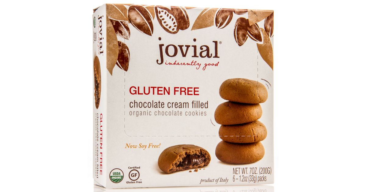 Jovial Foods Cookies, Chocolate, Chocolate Cream Filled, GF, Organic