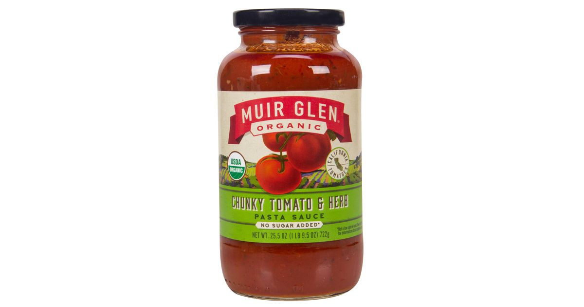 Muir Glen Pasta Sauce, Chunky Tomato & Herb Organic Azure Standard