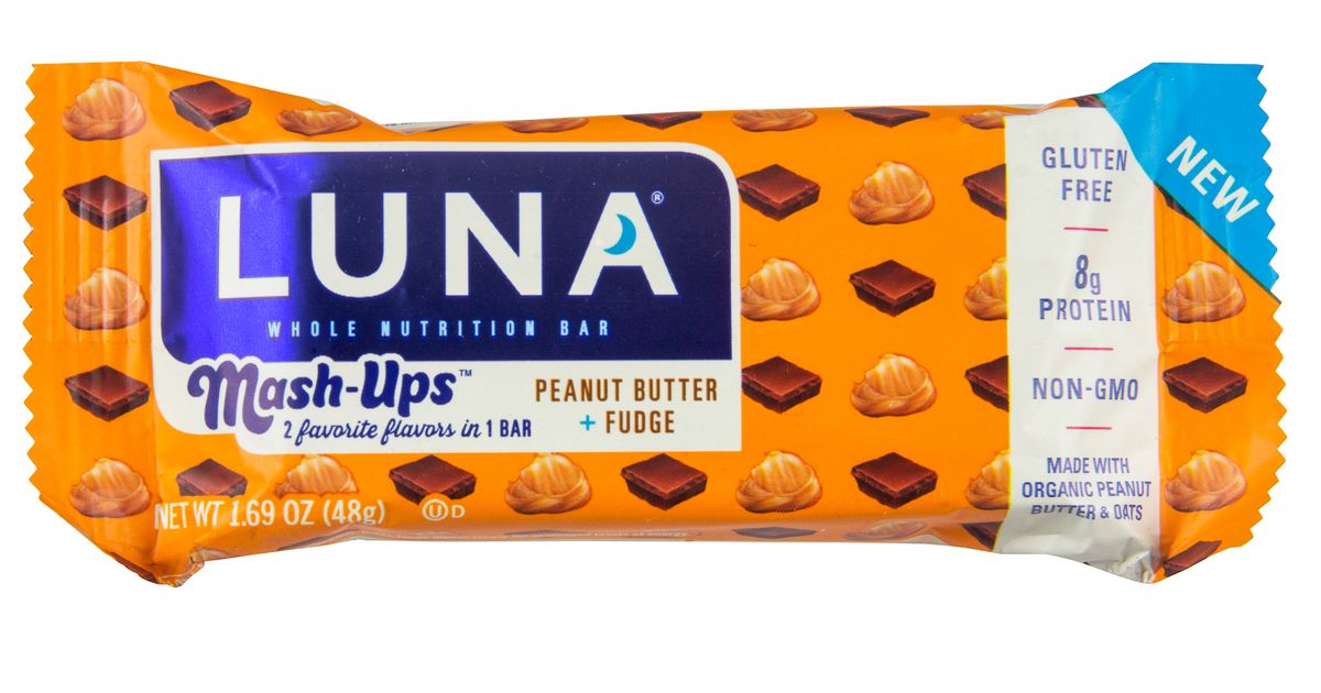 Clif Bar Luna Bar MashUps, Peanut Butter and Fudge Azure Standard