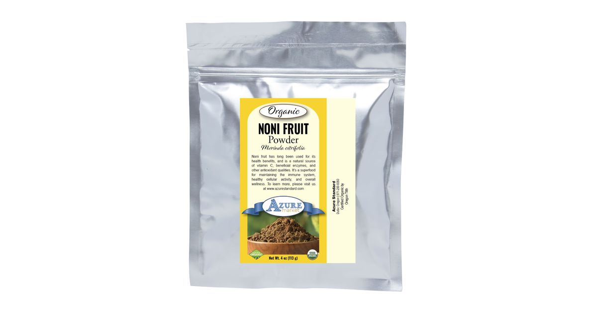 Azure Market Organics Noni Fruit Powder, Organic - Azure Standard