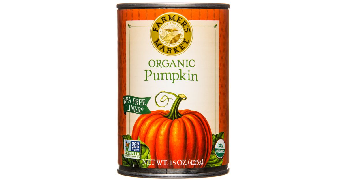 Farmer's Market Pumpkin, Canned, Organic - Azure Standard