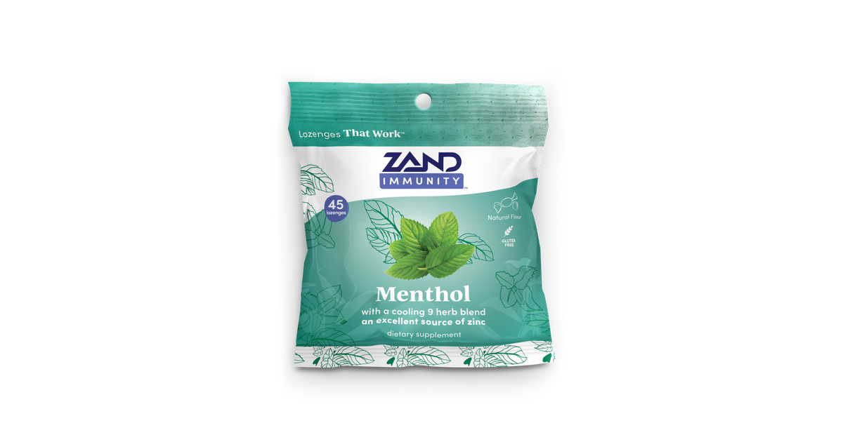 Zand Herbal Lozenges, Menthol - Azure Standard