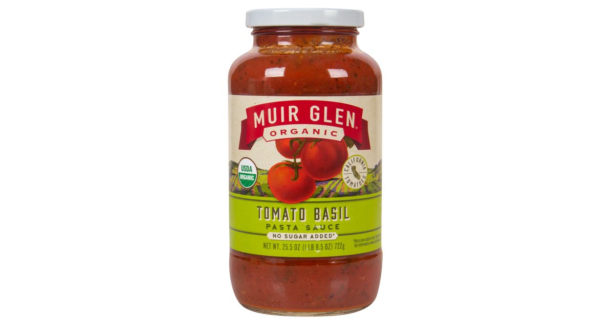 Muir Glen Pasta Sauce, Tomato Basil, Organic Azure Standard