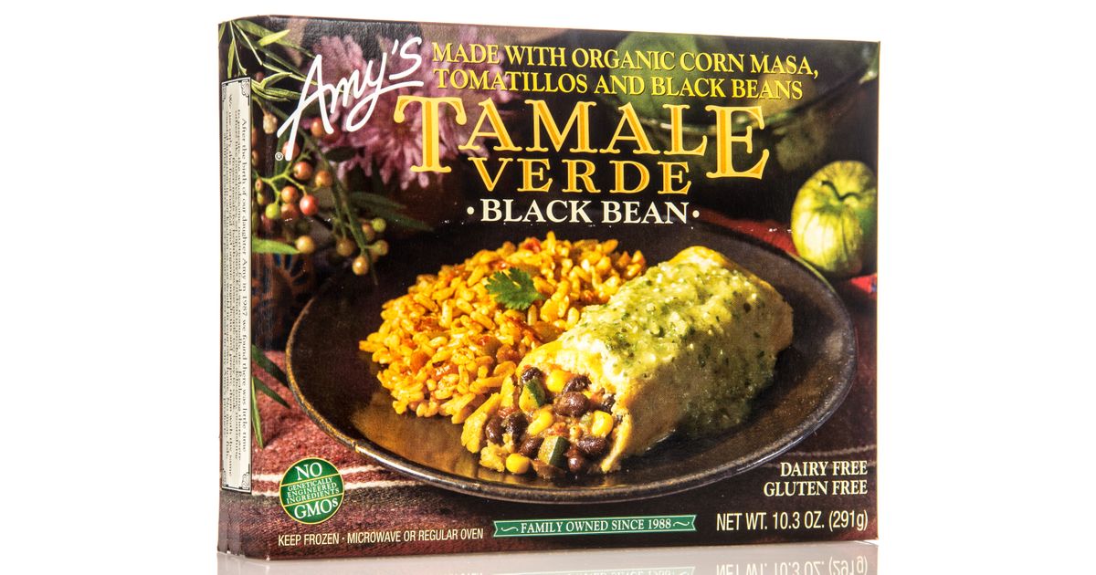 Amy's Black Bean Tamale Verde, Frozen Azure Standard