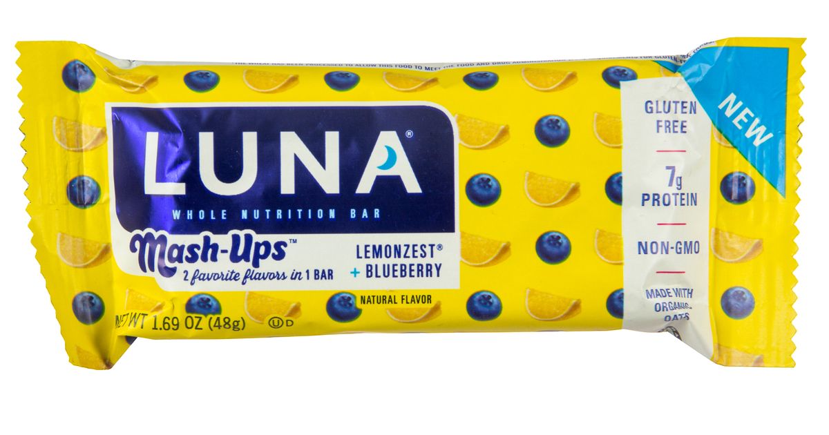 Clif Bar Luna Bar Mash-Ups, LemonZest and Blueberry - Azure ...