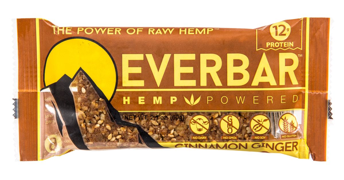 Ever Bar Hemp Seed Bar, Cinnamon Ginger Azure Standard