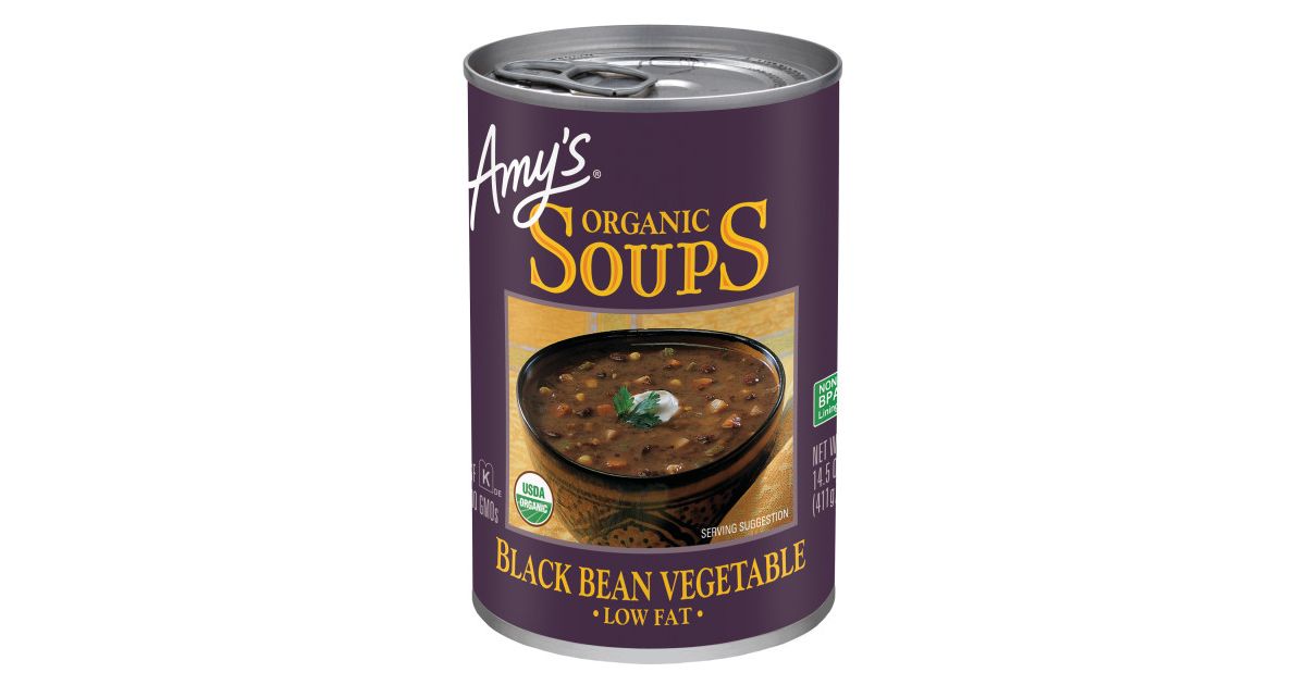 Amy's Black Bean Vegetable Soup, Organic Azure Standard