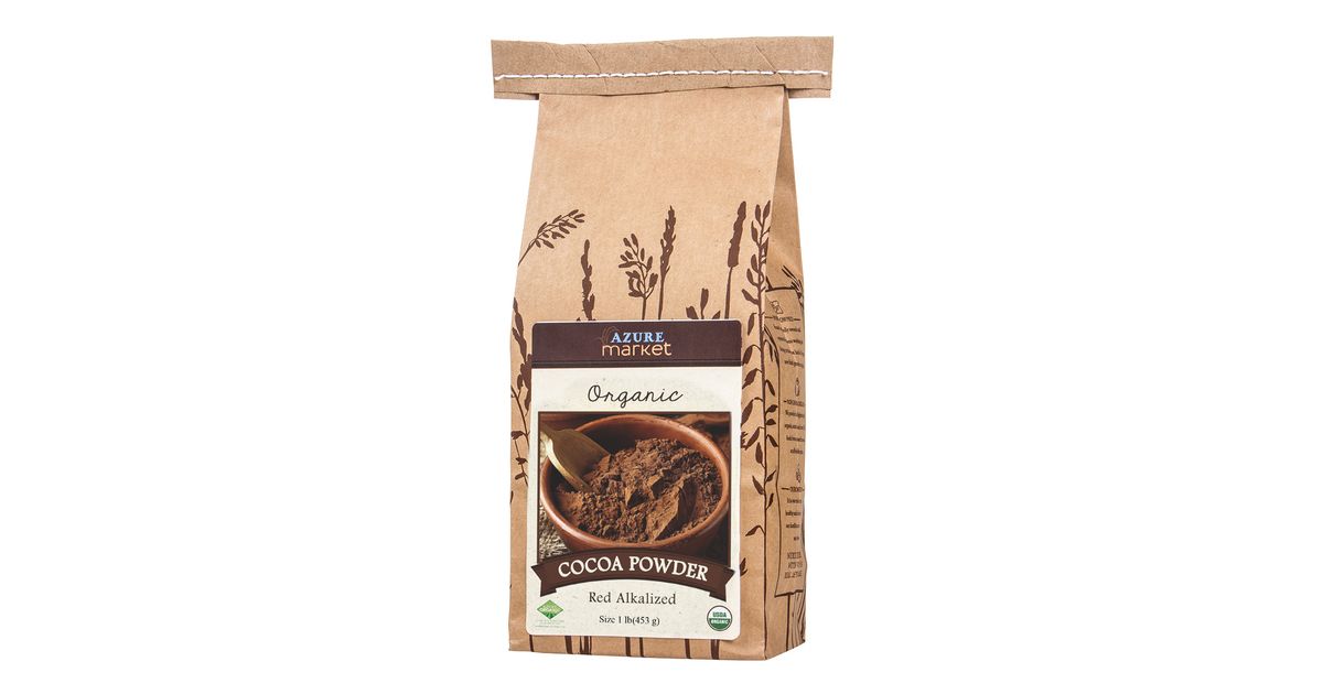 Azure Market Organics Cocoa Powder Red Alkalized, Organic - Azure