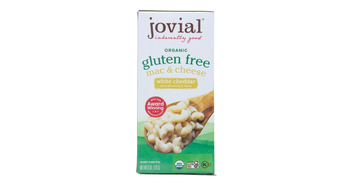 Jovial Foods Mac & Cheese, White Cheddar with Brown Rice Pasta, Organic