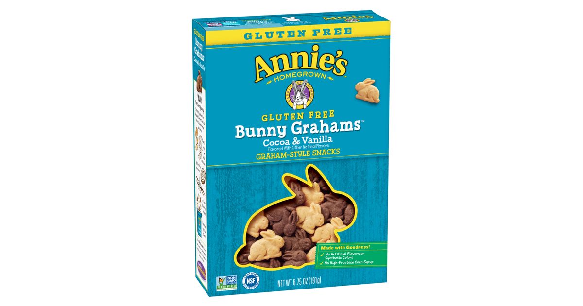 Annie's Cookies, Bunny Shape Cocoa & Vanilla, Gluten Free Azure Standard