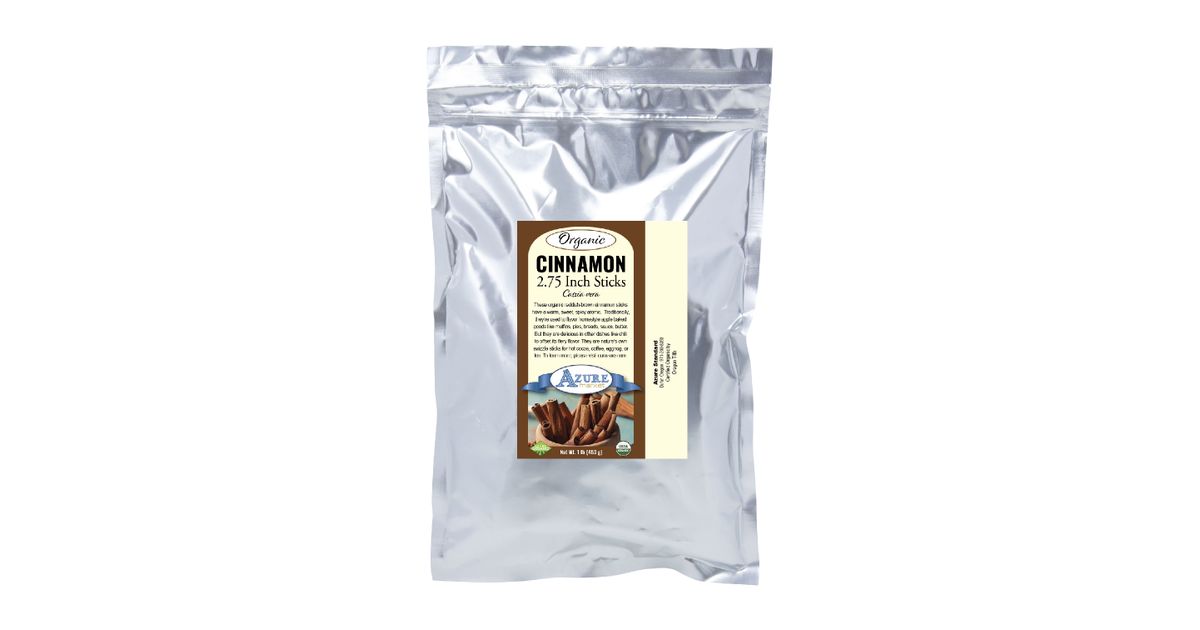 Azure Market Organics Cinnamon Sticks, 2.75 inch, Organic - Azure