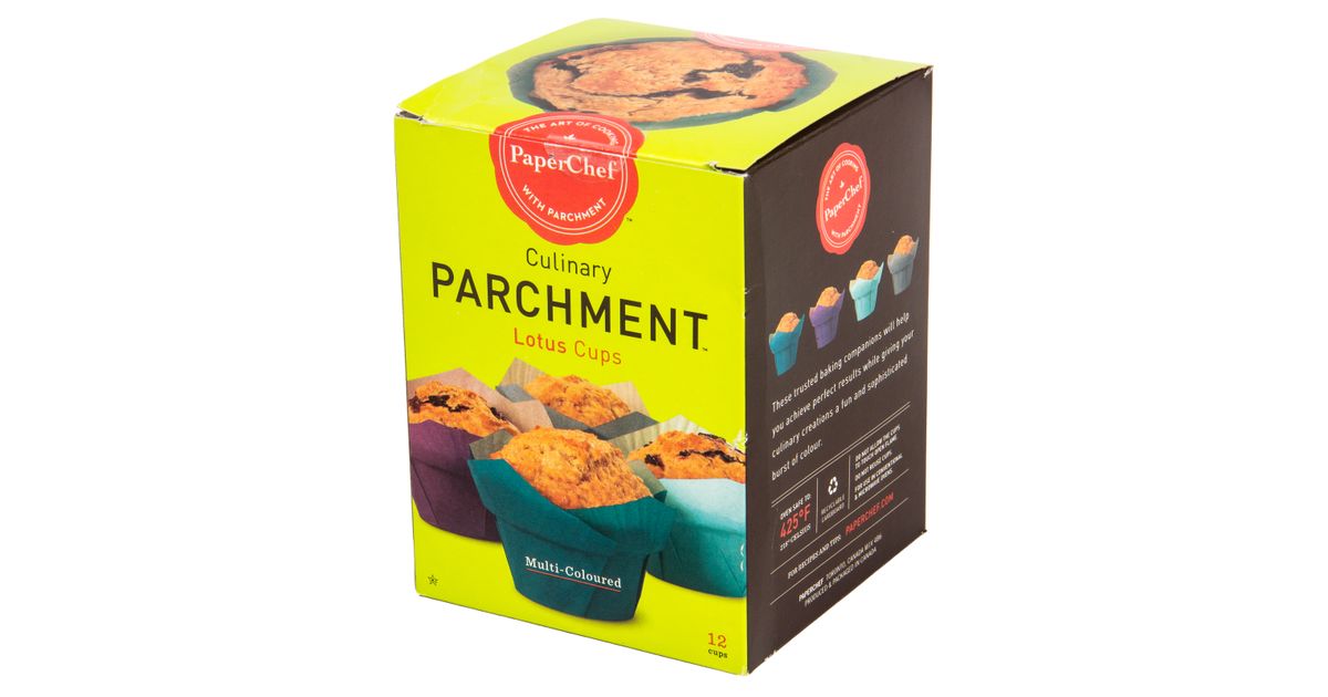 PaperChef Parchment Baking Lotus Cups, MultiColored Azure Standard